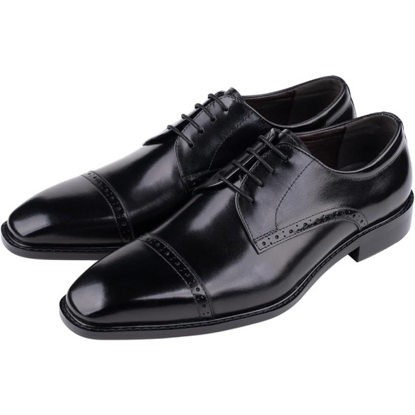 Men's Oxford Shoe Luxury Formal Dress Retro Shoes Casual Comfortable Genuine Leather Business Derby Lace Up Plain Toe Men Shoes Premium Series x2