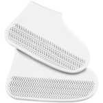 2Pcs Waterproof Silicone Shoe Covers – Non-Slip Elastic Unisex Rain Boots, Wear-Resistant for Outdoor Reusable Overshoes