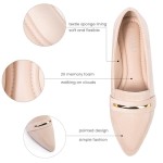 MUSSHOE Flats Shoes Women Pointed Toe Womens Flats Loafers