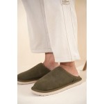 Sheepskin & Memory Foam Men's House Slippers by Project Cloud