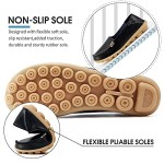 DUOYANGJIASHA Women's Comfortable Loafers Casual Round Toe Moccasins Wild Driving Flats Soft Walking Shoes Women Slip On
