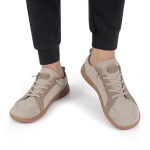 Men's Barefoot Wide Toe Box Shoes - Minimalist Barefoot Shoes with Zero Drop Sole Extra Wide Slip on Walking Shoes for Men