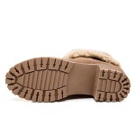 Winter Boots for Women,Ladies Casual Fashion Ankle Booties Comfortable Slip On Chunky Heels Suede Outdoor Shoes Warm Boot