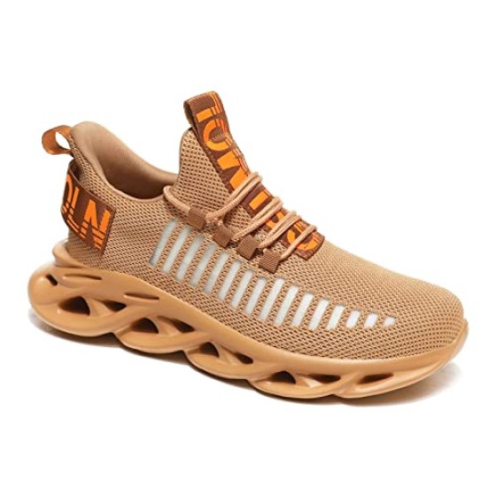 GSLMOLN Men's Slip on Breathable Walking Shoes Ultra Lightweight Casual Sport Gym Fashion Sneakers